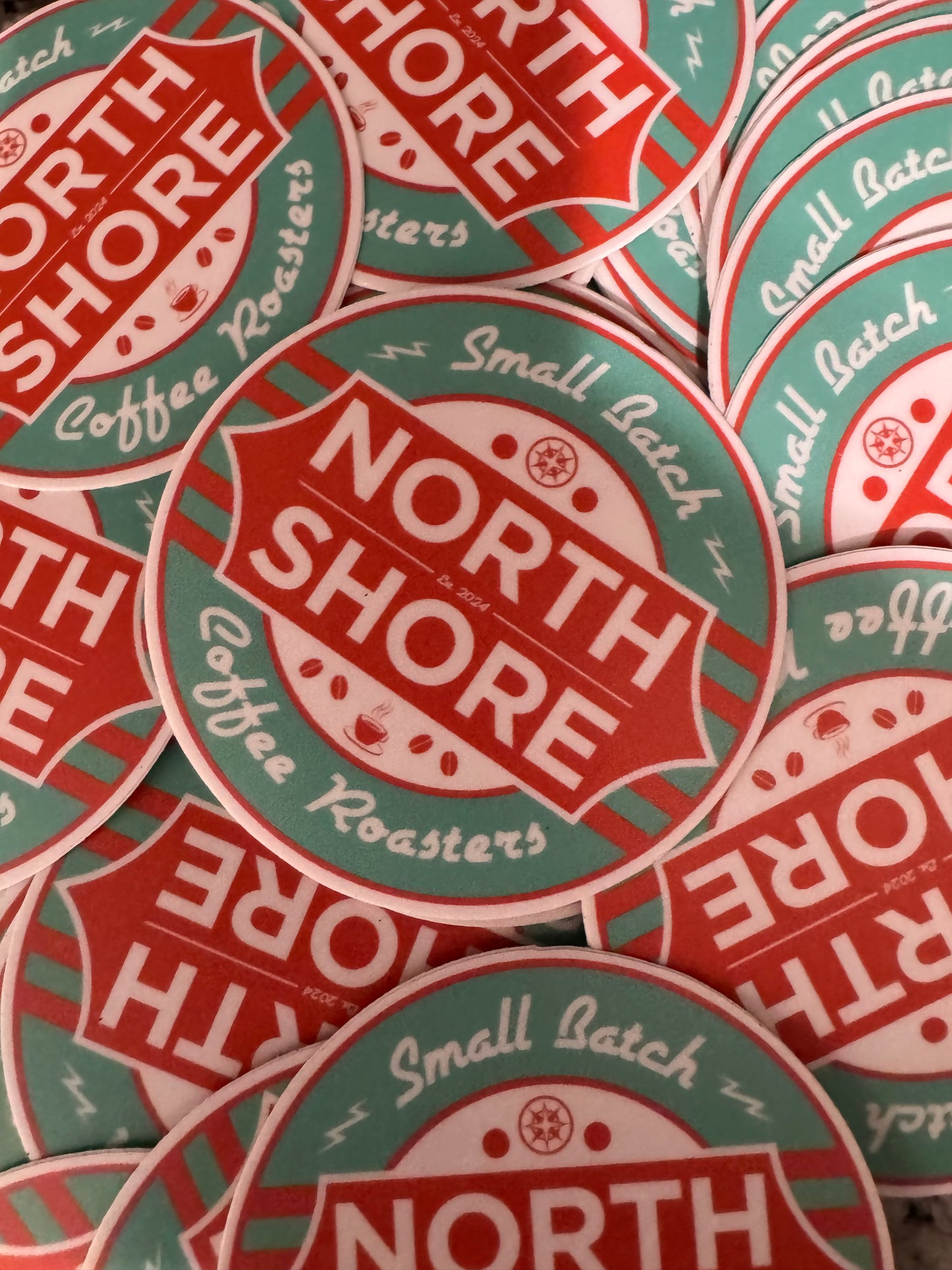 North Shore Small Batch Coffee - 2.5" Vinyl Sticker