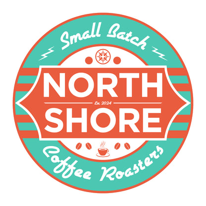 North Shore Small Batch Coffee - 2.5" Vinyl Sticker